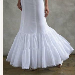 David’s bridal fit and flare slip & garment bag